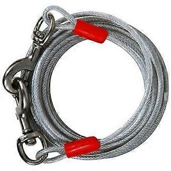 JW Pet Tie Out Large Dogs Up To 100 Lb, 15 Feet,Clear