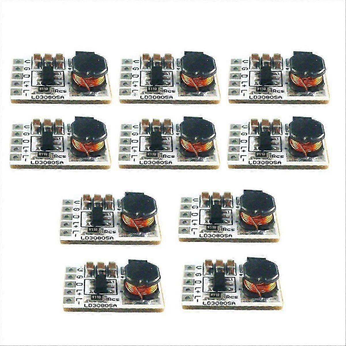10PCS LD3080SA 20W DC 3.5-30V Step-Down LED Driver Module DC-DC Buck Constant Current Module for Flashlight 330MA