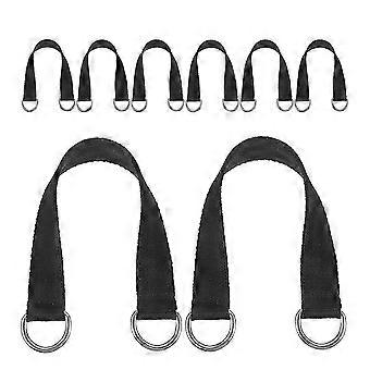 Heavy Duty Pull Up Assistance Bands, 8 Pack Resistance Straps for Home Gym, Travel and Outdoor Fitness - Durable Stainless Steel and Cloth