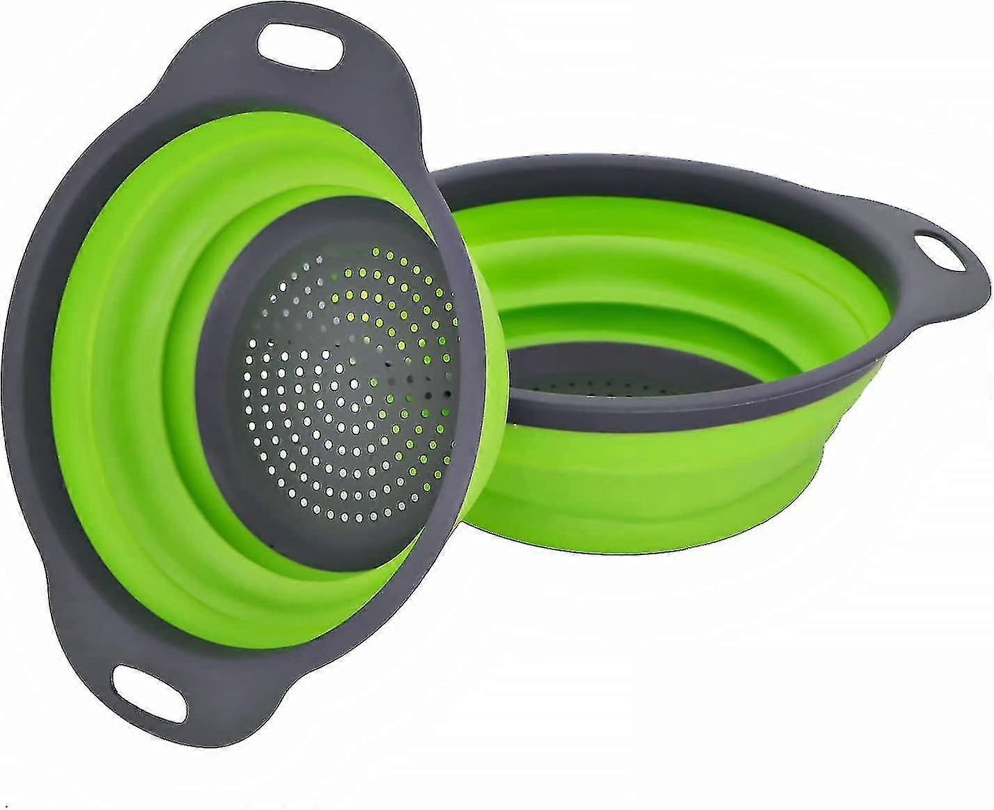 2pcs Kitchen Silicone Drain Basket