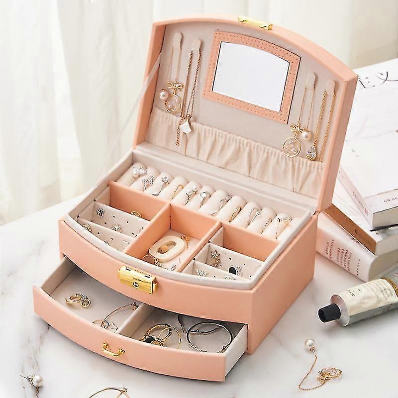Jewelry Storage Box 2 Layer Display