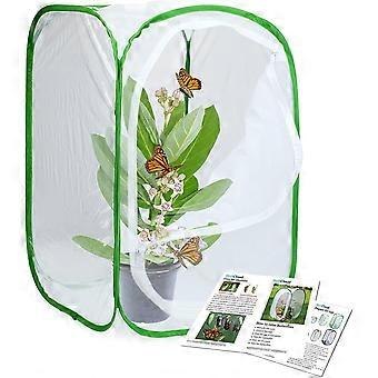 Insekten- und Schmetterlingshabitat Käfig Terrarium Pop-up 23,6 Zoll groß