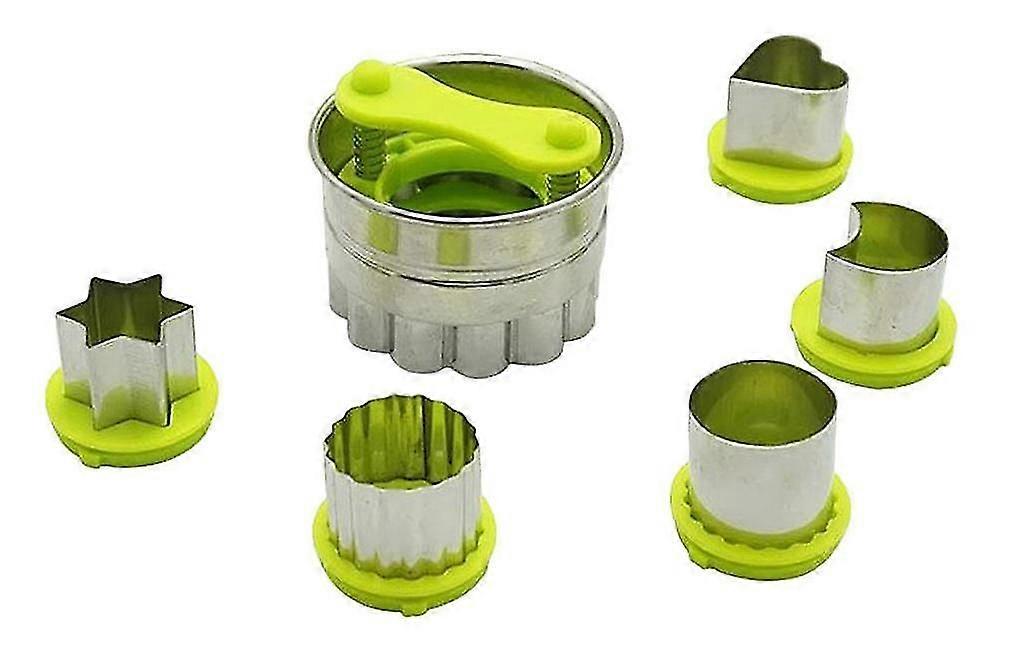 Vegetable Cutter Shape Set, Mini Cake, Mold (6pcs)