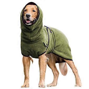 Vêtements pour animaux de compagnie, peignoir de séchage en tissu éponge pour chien, vêtements de nuit, manteau pour chiot, vêtements chauds