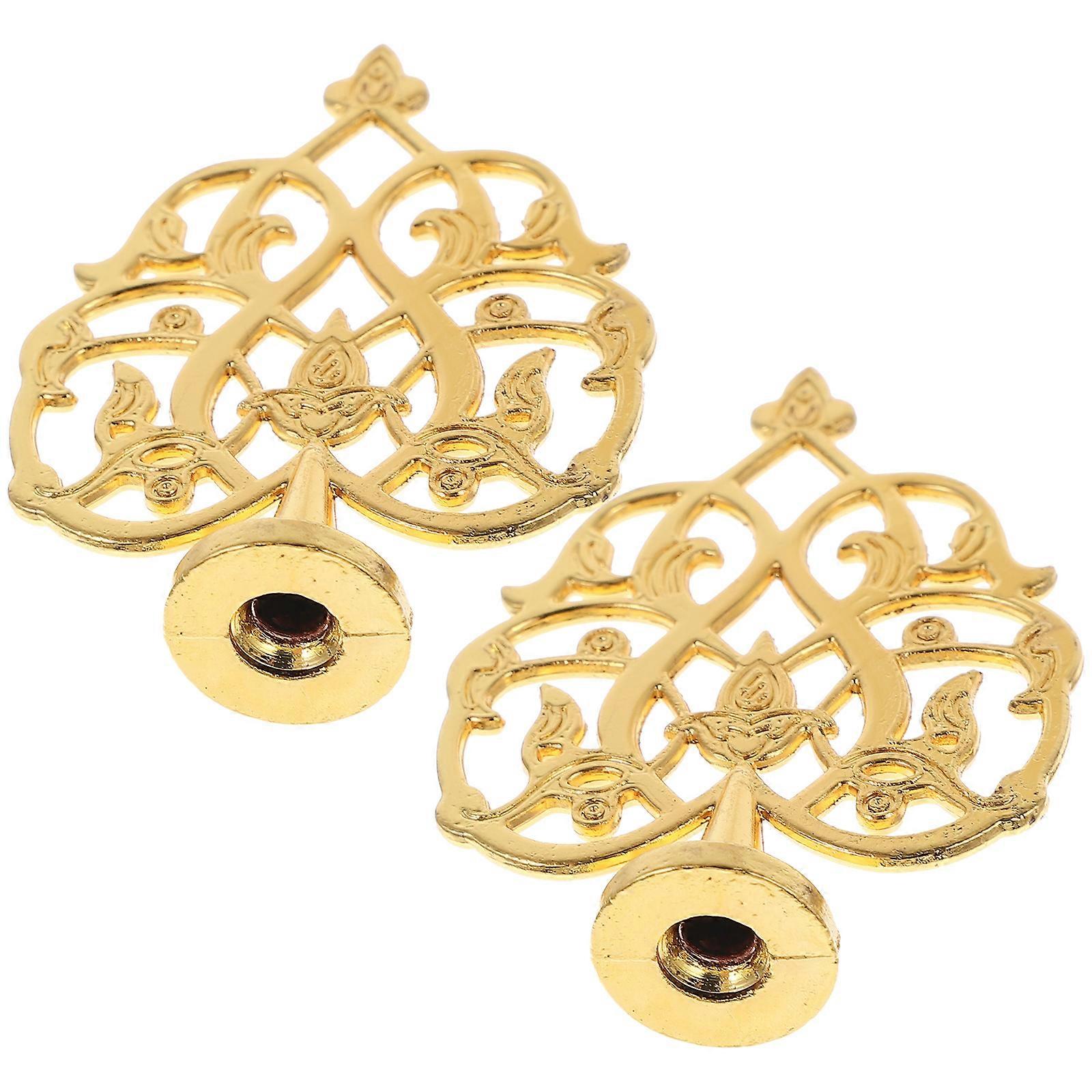 2Pcs Pot Lid Knobs Decorative Pan Lid Replacement Handles Metal Pot Pan Lid Knobs Pot Lid Handles