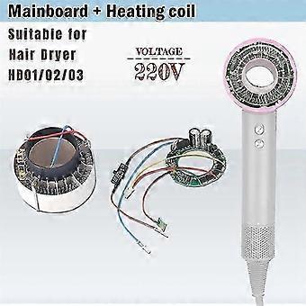 Motherboard-Heizspulenbaugruppe, kompatibel mit HD01, HD02 und HD03 Haartrockner-Reparaturteilen
