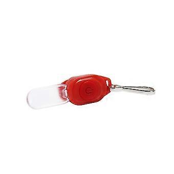 Coleira de Animais de Estimação LED Pingente Coleira para Cão Coleira Brilhante Coleira para Cães Coleira Luminosa para Gatos Animais de Estimação Coleira com Fivela (Vermelho)