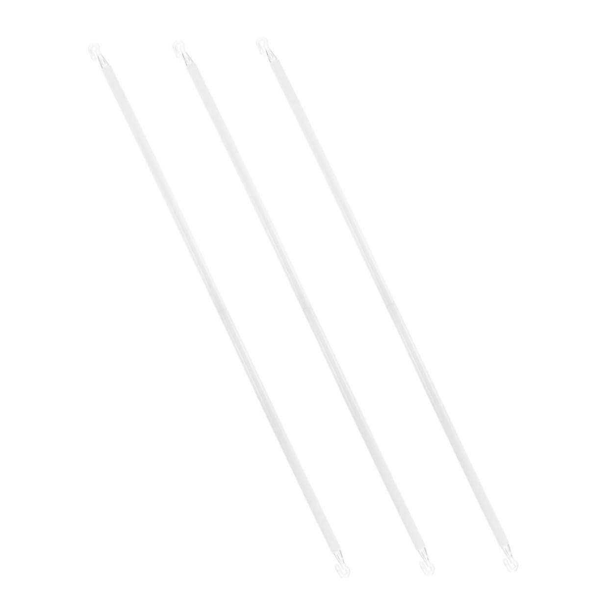 3pcs Vertical Blind Wand Replacement Set with Easy Replacement Hooks and Smooth Tilt Control