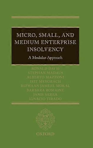 Micro Small and Medium Enterprise Insolvency A Modular Approach