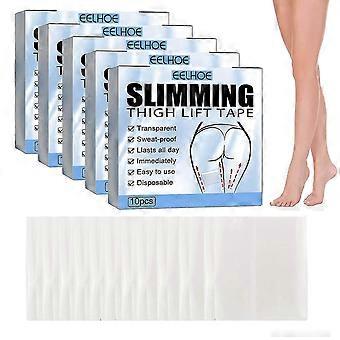 Thigh Lift Tape, 10 Pcs, Lifts Cellulite Sagging Skin On Thighs, Smooths