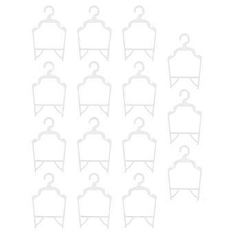 Pet Clothes Hangers Plastic Hangers for Storage 15Pcs Lightweight Dog Clothes