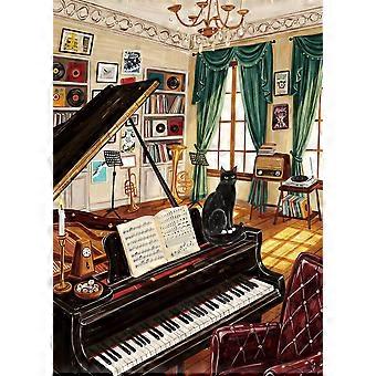 Sunlit Music Room Jigsaw Puzzle CYQL-226