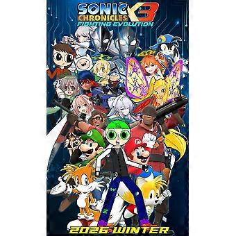 Sonic Chronicles KB3 Fighting Evolution Jigsaw Puzzle Mario FSX-729