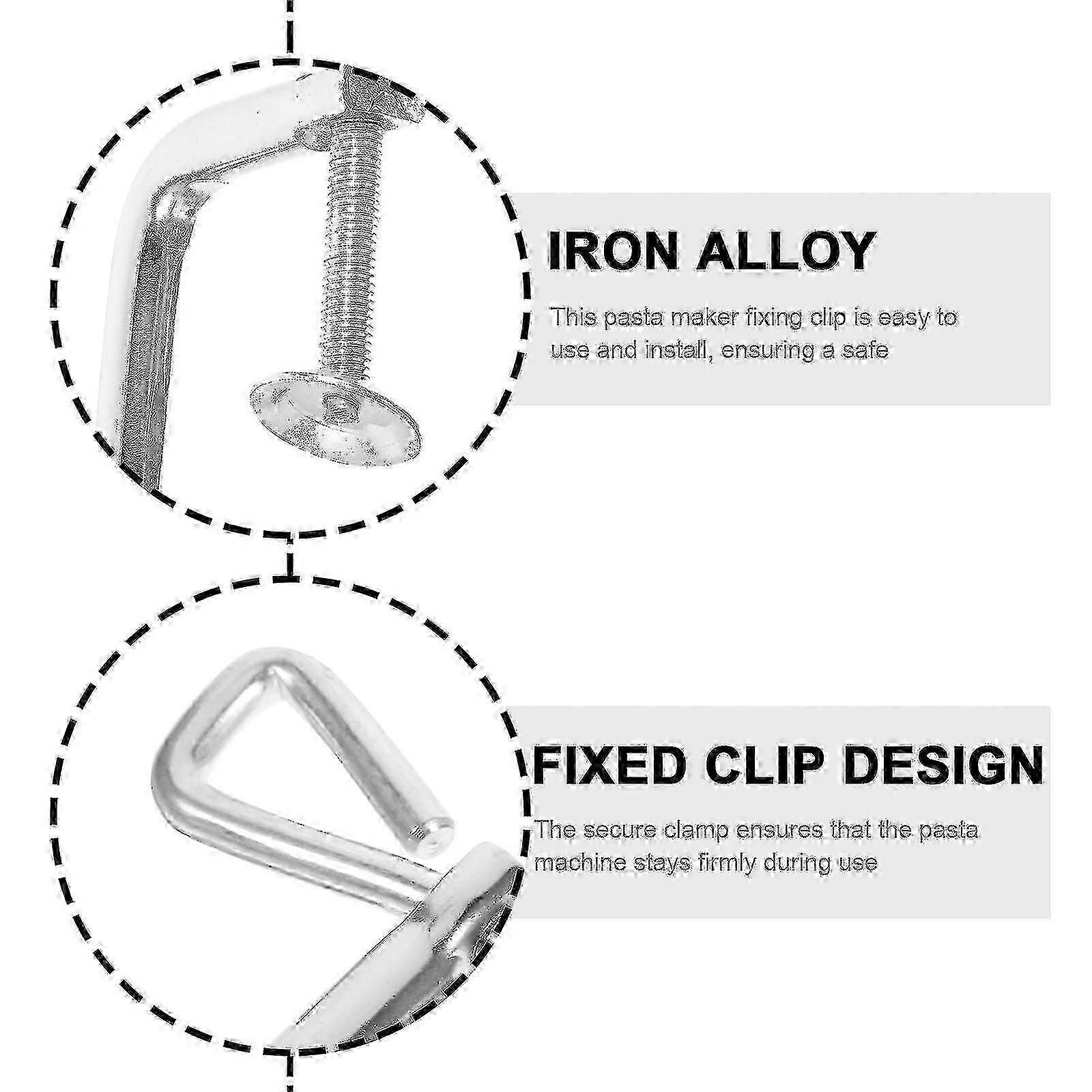 Pasta Maker Fixing Clip Universal Pasta Making Machine Fixing Clamp Replacement Part