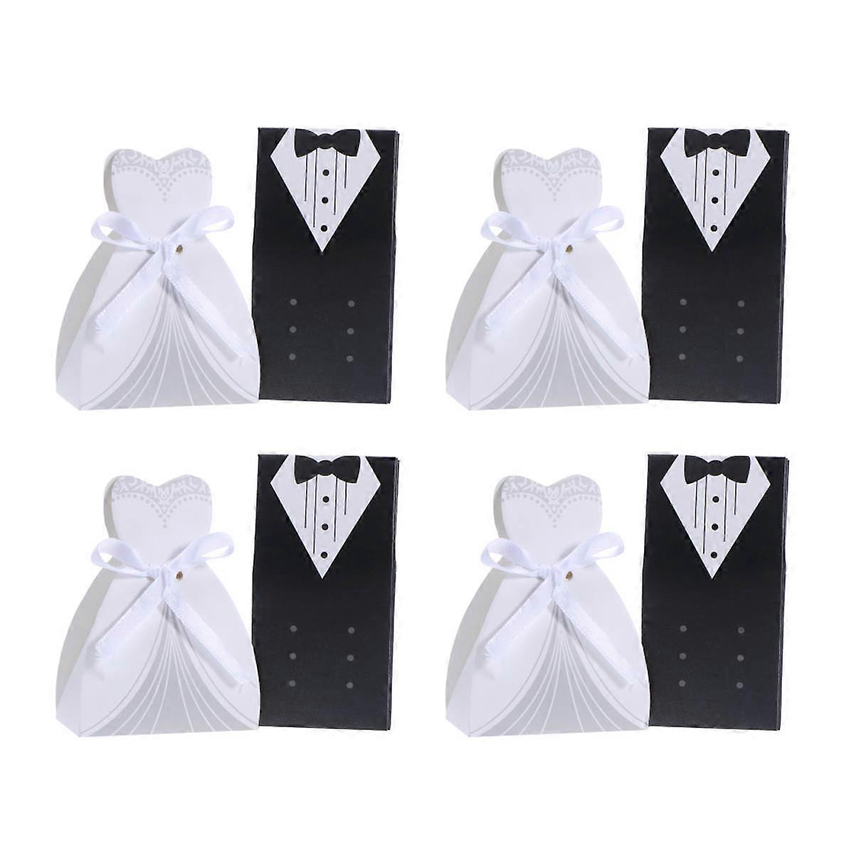 Wedding Candy Box Decorative Candy Boxes for Wedding Supply 50Pcs