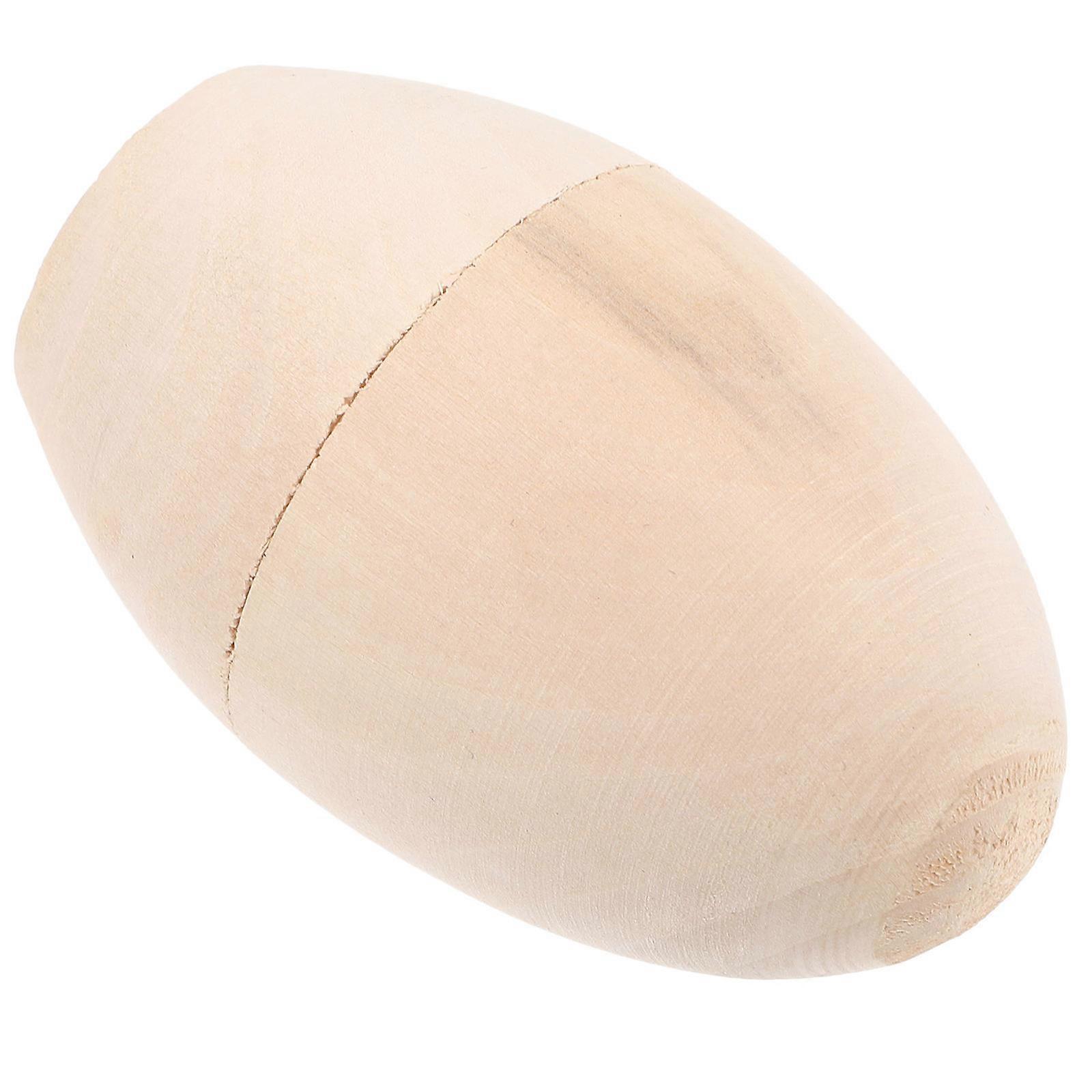 Wooden Biscuit Box for Gift Storage Box Easter Egg Shape