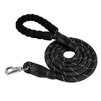 Strong Dog Leash, Padded Loop Handle, Reflective Rope Leashes compatible with Puppy, Large Dogs, Cats, 360 Degree Metal Clip
