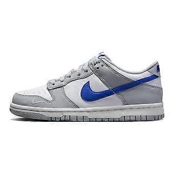 Nike Dunk Low Mini Swoosh Wolf Grey Game Royal GS FN3878-001