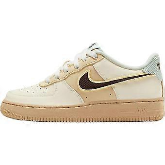 Nike Air Force 1 Leder Low Top Skateboard-Schuhe Ecru Unisex HQ3473-122