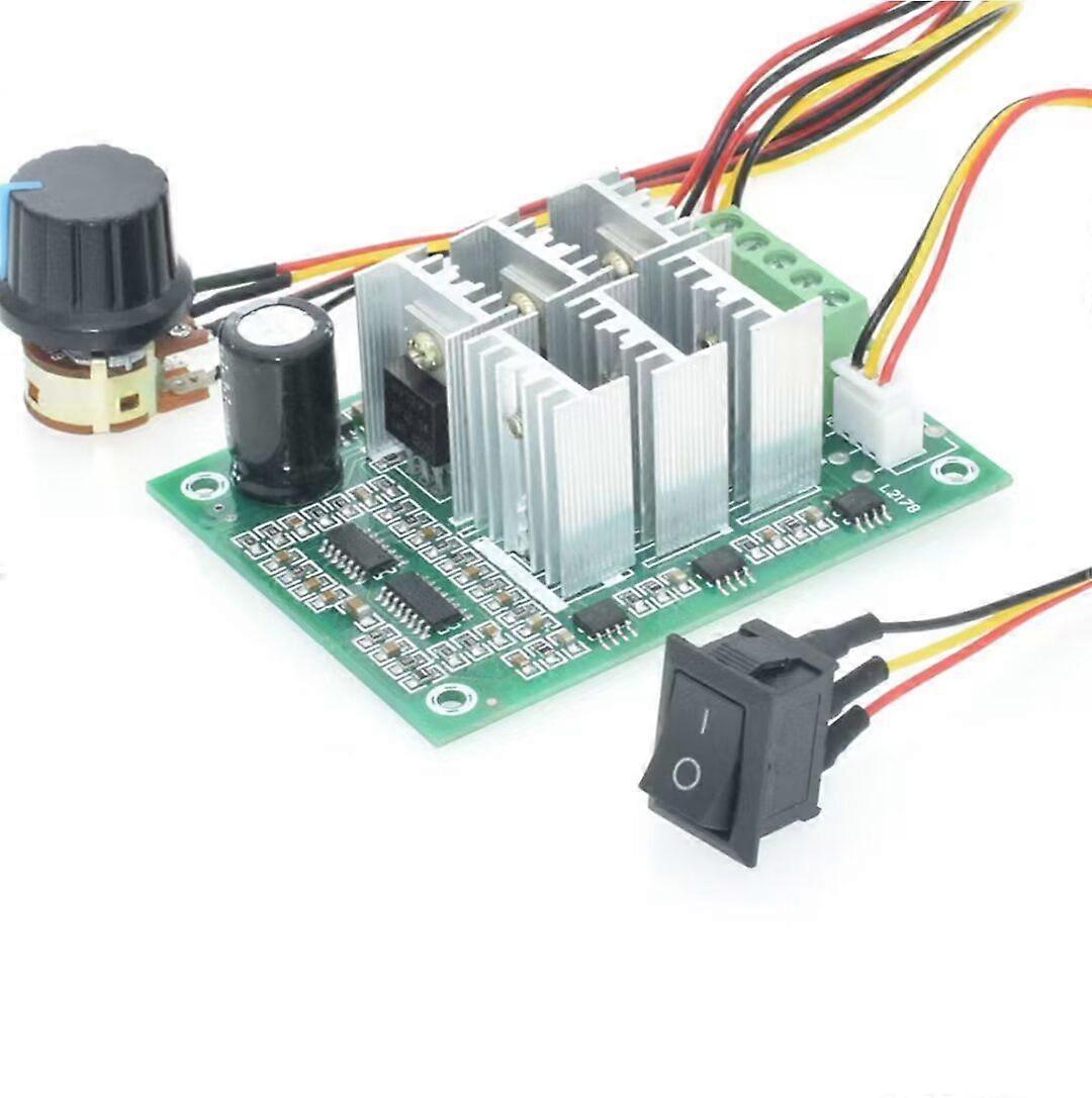 Brushless Motor Speed Controller Board DC 5V-36V 15A Reversible Switch Regulator Controller(1pc, multicolor)