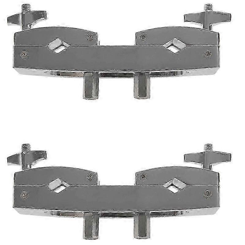 Cowbell Mount Clamp 2 Pack Metal Bracket for Drum Kit