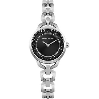 Karen millen sparkle edge Quartz Analog Women's Watch with KM171SM Stainless Steel Bracelet