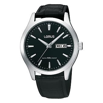 Lorus Uhren Quarz Analog Herrenuhr mit RXN41CX9 Kuhfell Armband