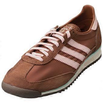 Scarpe da ginnastica alla moda da donna adidas Sl 72 Og in marrone scuro