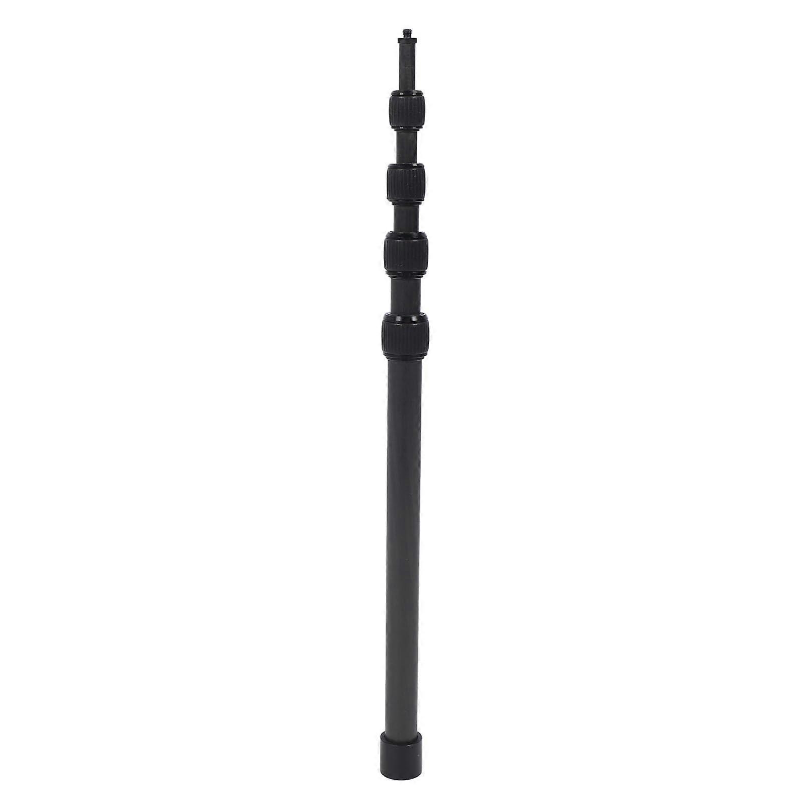 Extendable Selfie Stick 155cm with 1/4in Thread Camera Monopod, Five Section Handheld Pole for Action Camera