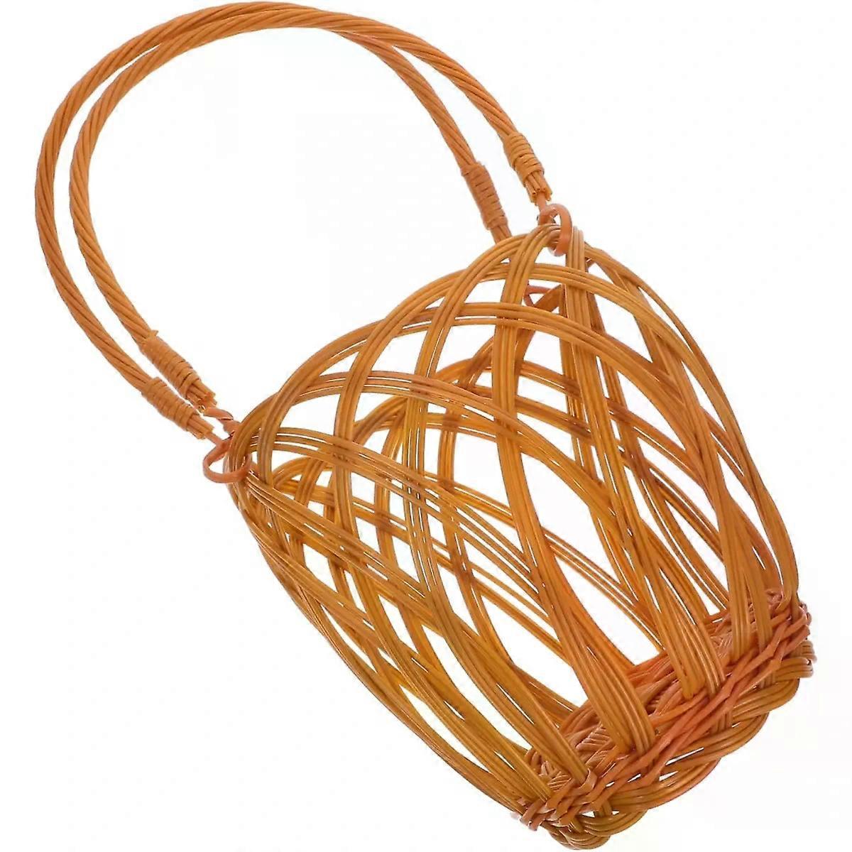 Holder Portable Handle Wine Storage Woven Plastic