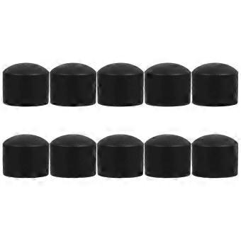 Black Foosball Tip Caps Plastic Rod Protectors for 30 Pieces