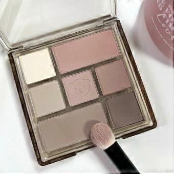 Lidschatten-Palette mit geringer Deckkraft, komplett matt, koreanisches Augen-Make-up, hochpigmentierter Lidschatten, langanhaltende Lidschatten-Palette.