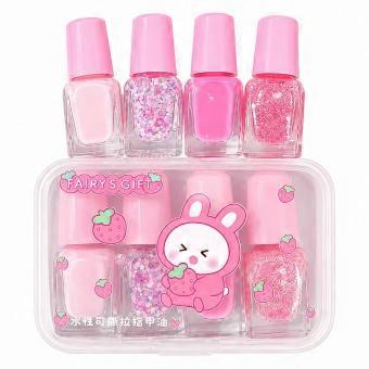 Water Based Peel Off Nail Polish with Light Fruit Scent Fast Dry Formula