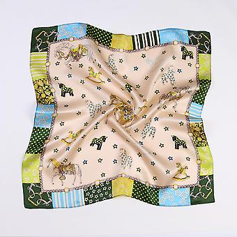 Silk Feeling Head Scarf Fashion Satin Hair Scarf Square Scarves for Women Gifts 20.820.8 inches, SR22