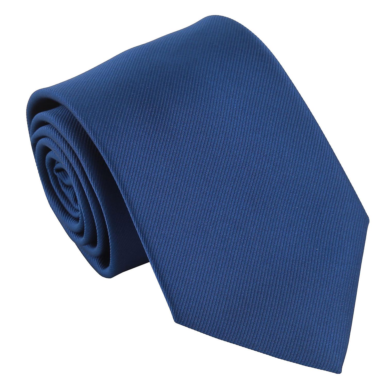 Navy Blue Plain Twill Tie