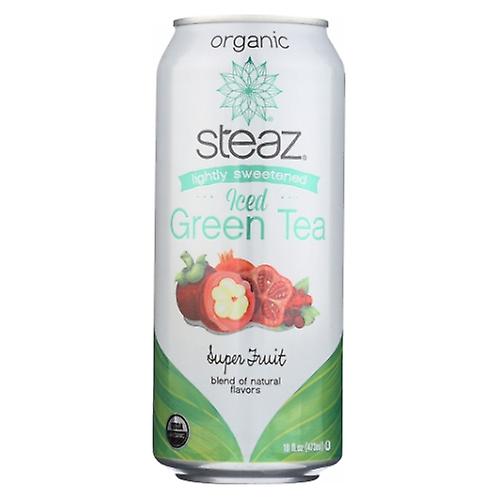 Steaz Organic, 살짝 단맛을 낸 아이스 그린티, 16 oz (12개입) (1개입)