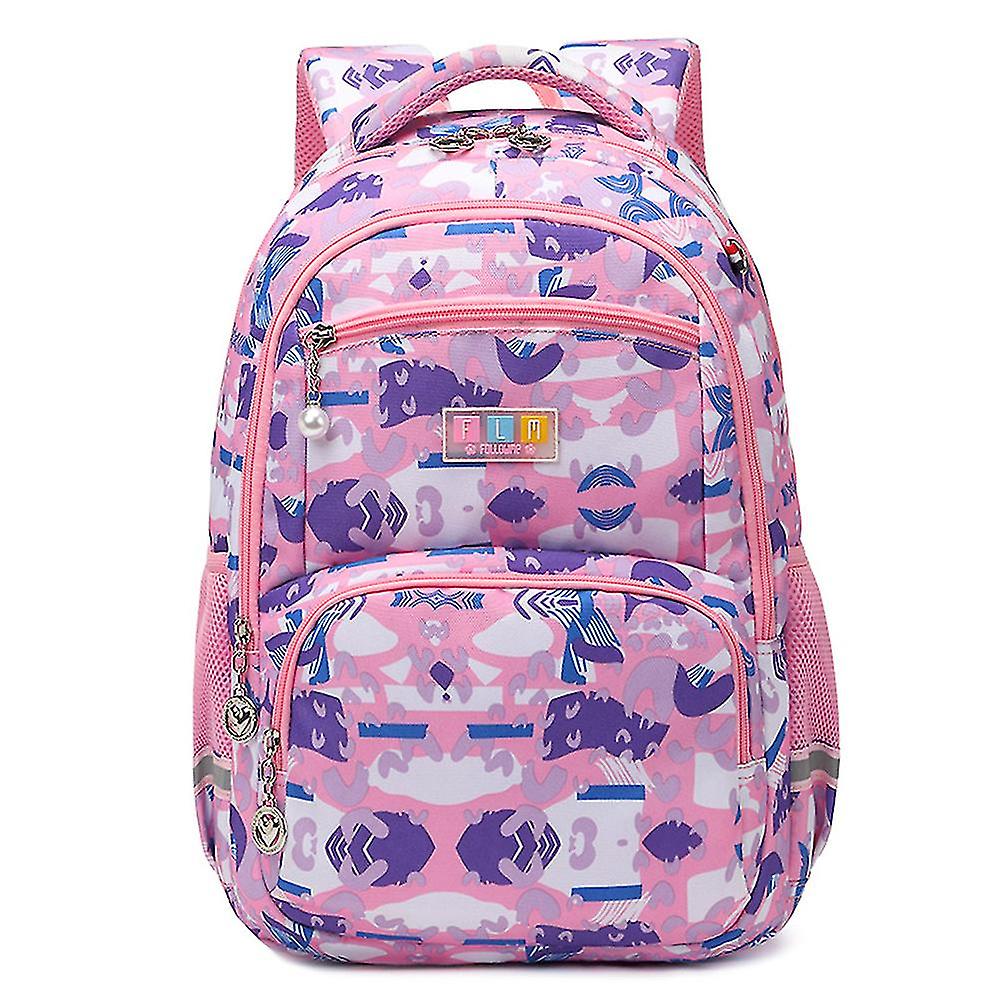 Geometric Print Backpack Schoolbag For Primary School Students Schoolbag For Children