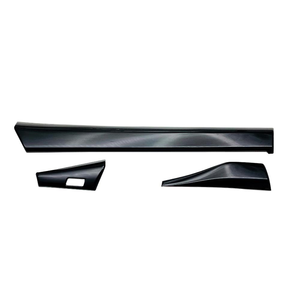 3Pcs Car Glossy Black Center Console Dashboard Panel Decorative Cover Trim for -V Vezel 2021 2022 R