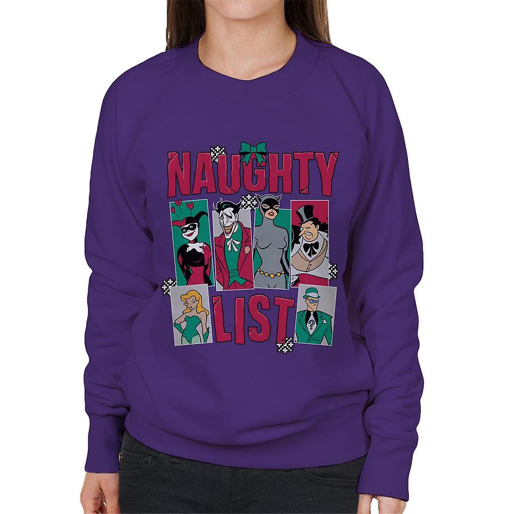 Batman Christmas Naughty List Women's Sweatshirt