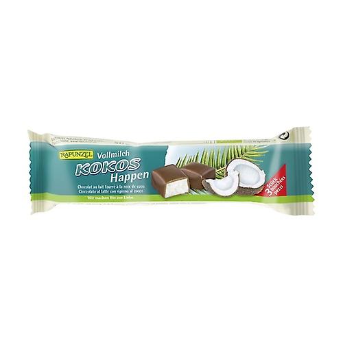 Coconut bars with milk chocolate 1 bar of 50g