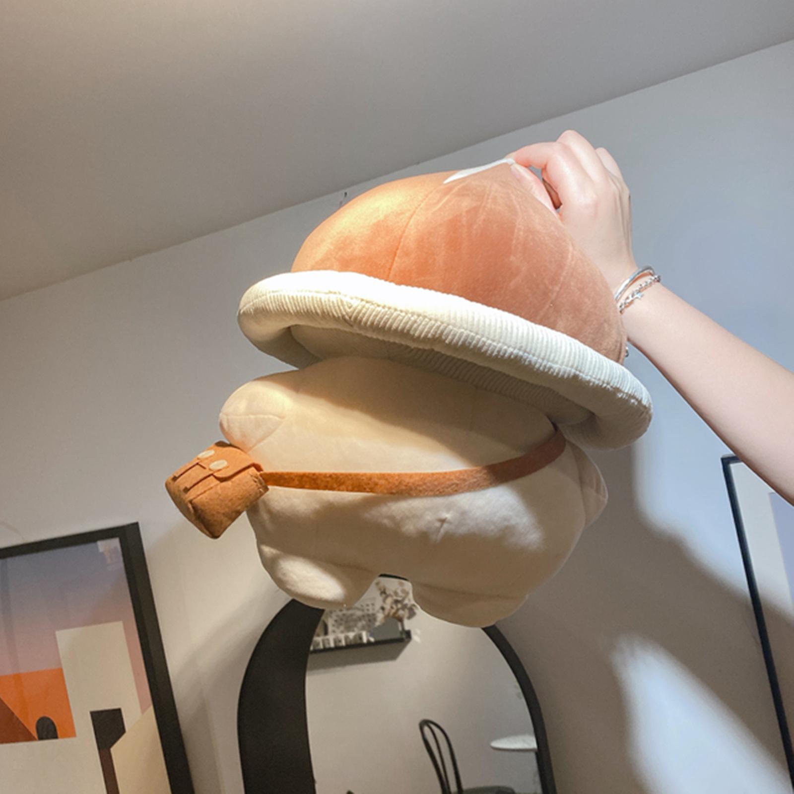 Søt sopp plysj utstoppet dyr Shiitake sopp pute gaver til barn voksne