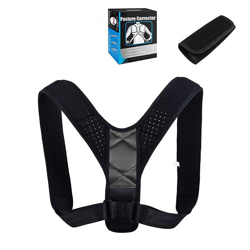 Back Support Posture Corrector Spine Back Shoulder Support Corrector Band Adjustable Brace Correction Humpback Back Pain Relief-set 3