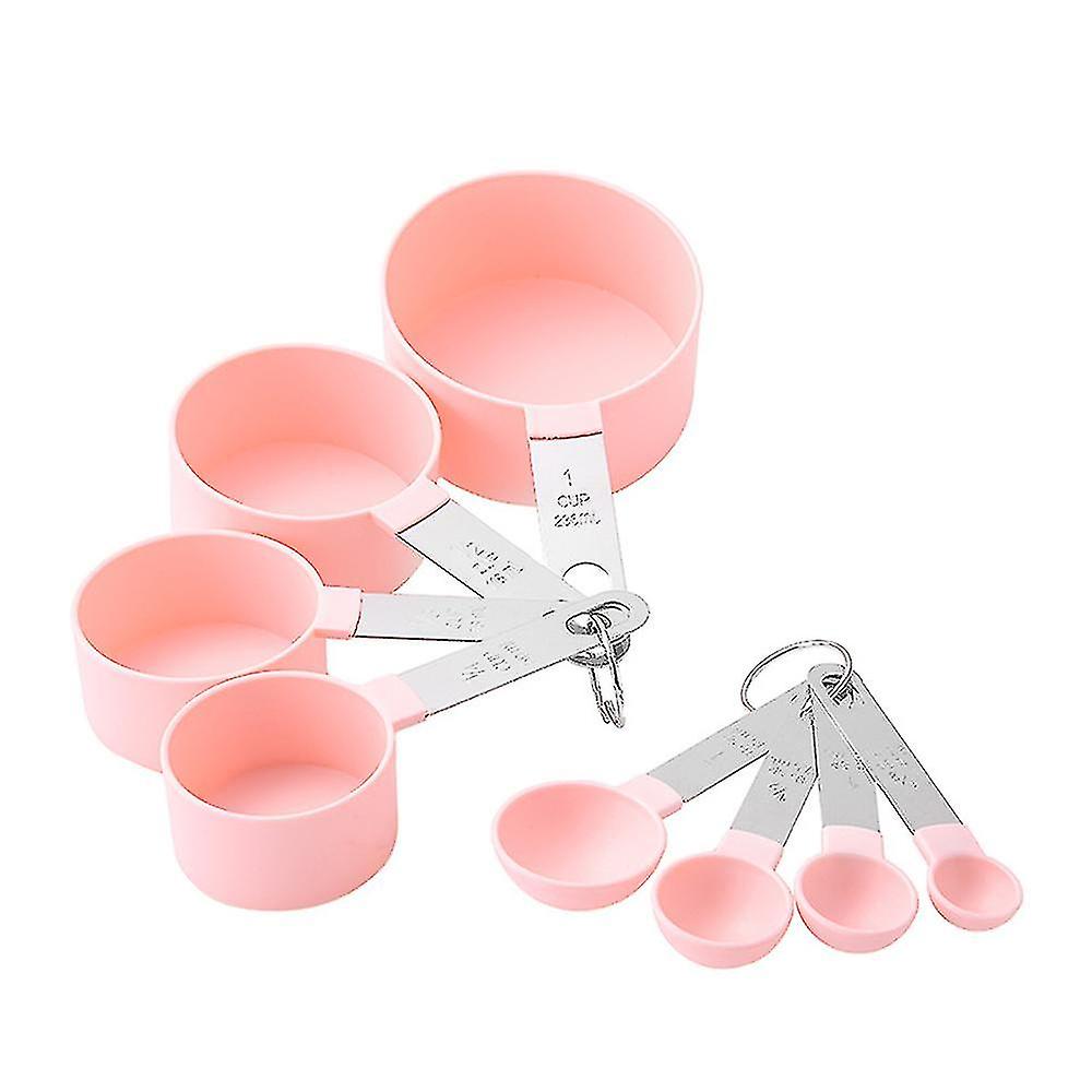 Measuring Cups And Spoons Set, Stackable Stainless Steel Handle Tablespoon, Measuring Set Handle Measuring Cup