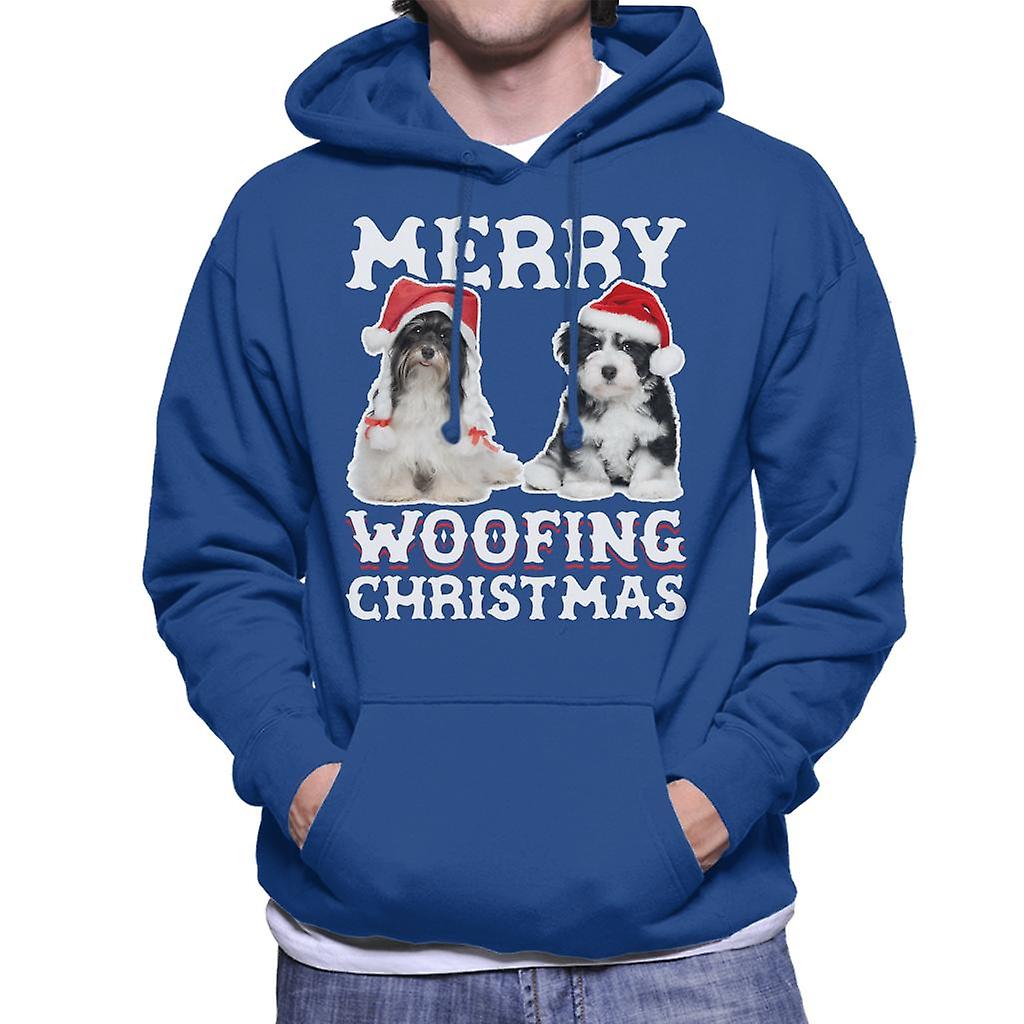 Woofing joulua koirat Miesten huppari