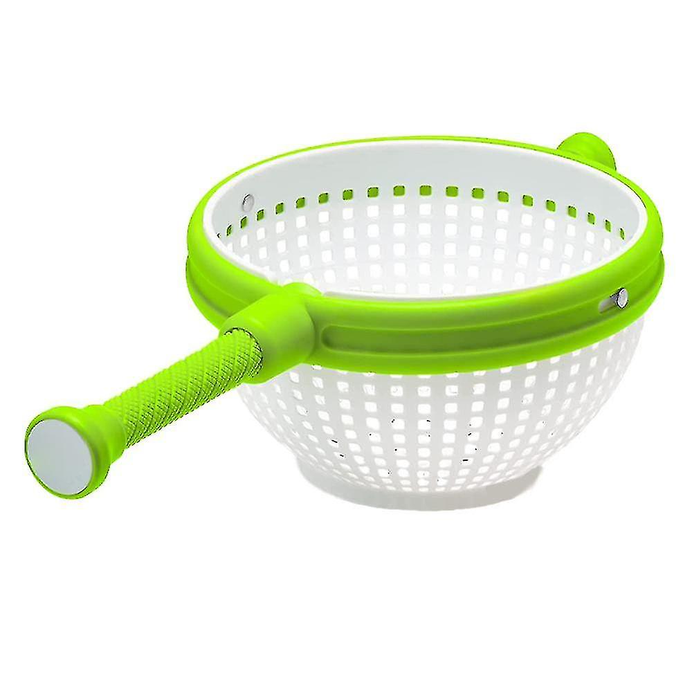 Easy-to-use Salad Spinner | Non-scratch, Nylon Spinning Colander | Lettuce Spinner