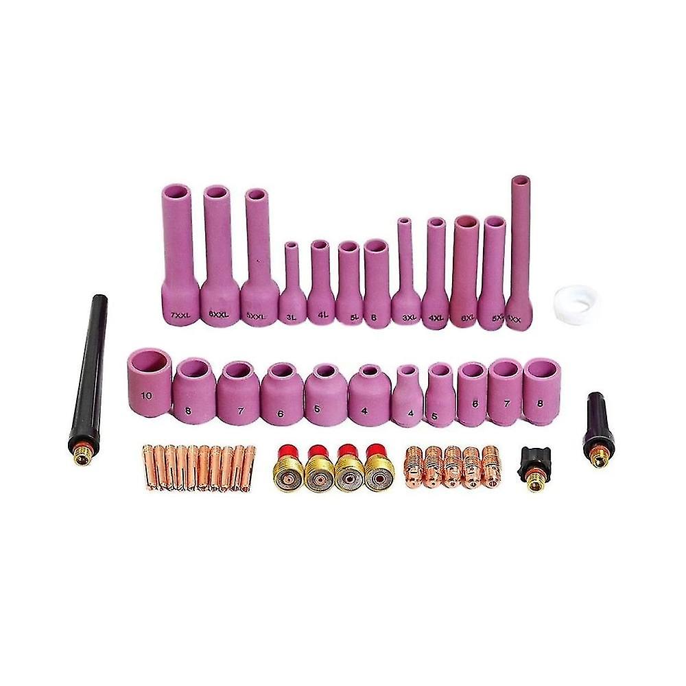 Tig Welding Torch Stubby Gas Lens For Wp9 Wp20 Tig Back Cap Collet Bodies Kit Durable Practical Acc