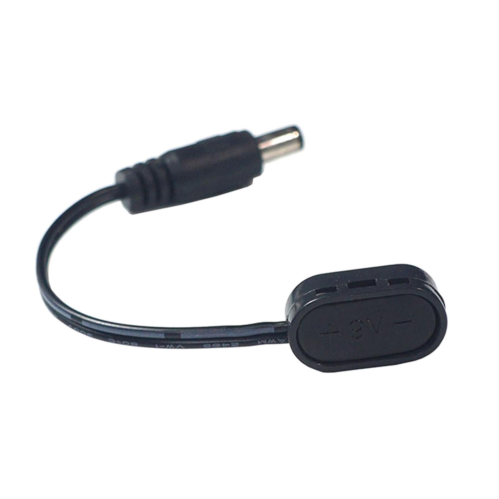 Gitarr Effekt Pedal Kabel Gitarr Strömkabel Batteri Hankontakt