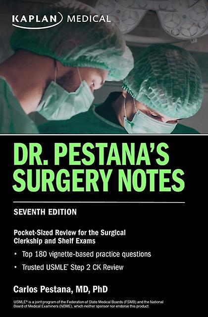 Dr. Pestanas Surgery Notes Seventh Edition Pocketsized Review For The Surgical C by Dr. Carlos Pestana Paperback