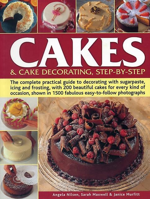 Cakes & Cake Decorating Step-by-step - Janice Murfitt - Paperback - English Book - Baking
