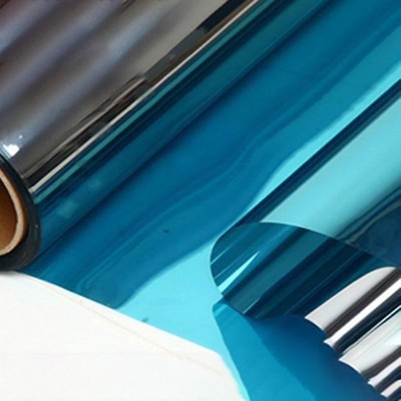 1 Way Mirror Thermal Film Daytime Privacy Static Non-adhesive Decorative Heat Control Anti Uv Tint For Home